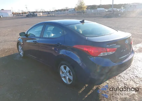 2012 Hyundai Elantra Gls from USA, damaged, VIN 5NPDH4AE7CH149833
